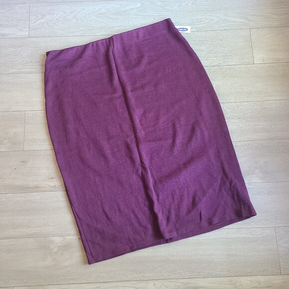 NEW Plus Size Dark Purple Old Navy Tall Skirt Size - Picture 1 of 4
